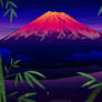 Sunset at Mt. Fuji
