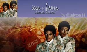 Icon+Firma Michael Jackson