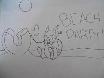 Hikari's Beach Party