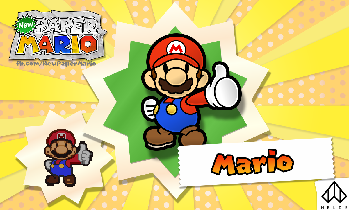 New Paper Mario: Mario