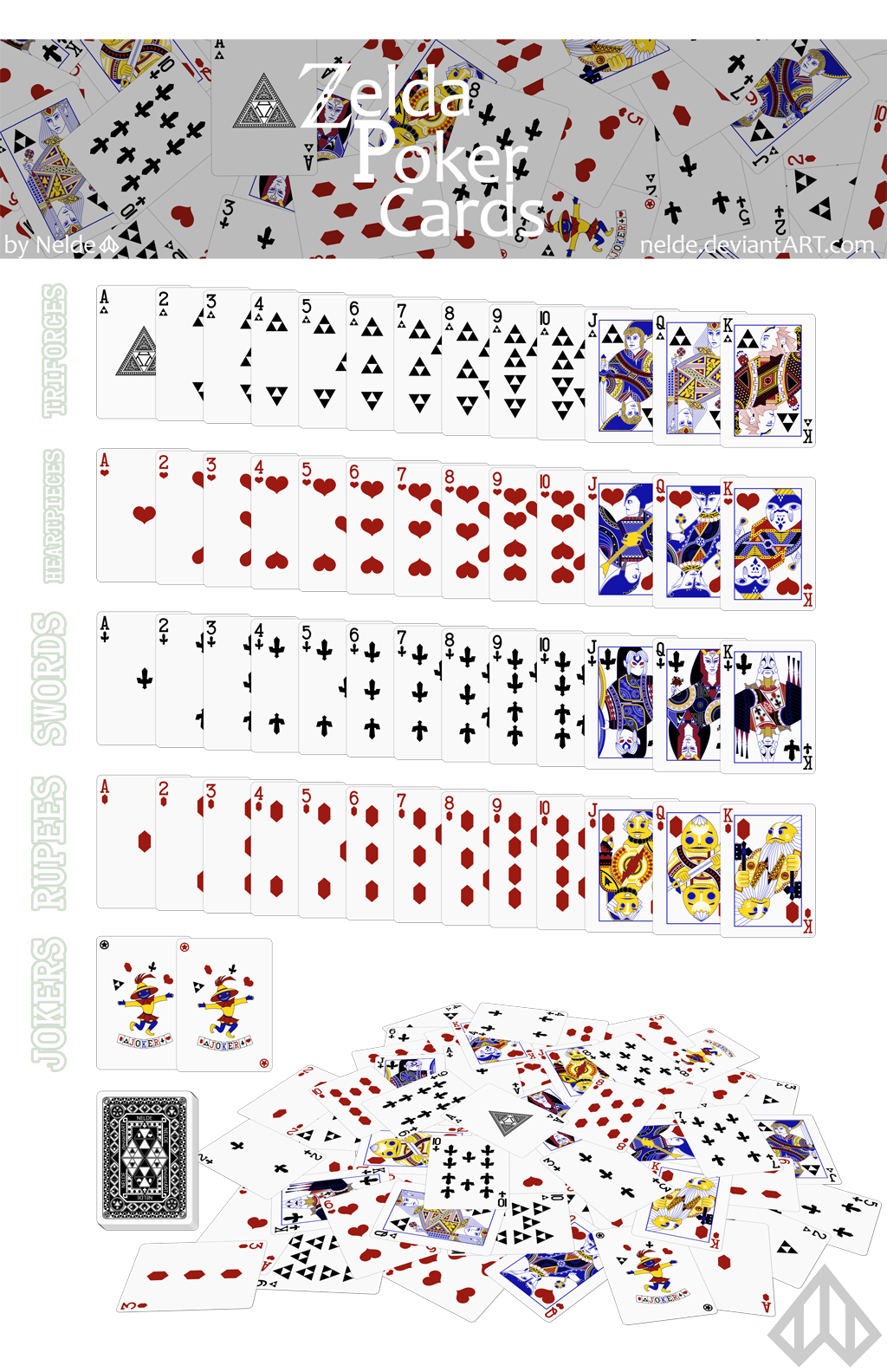 Zelda Poker Card Set