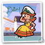 Princess Paper Daisy Pin-Up