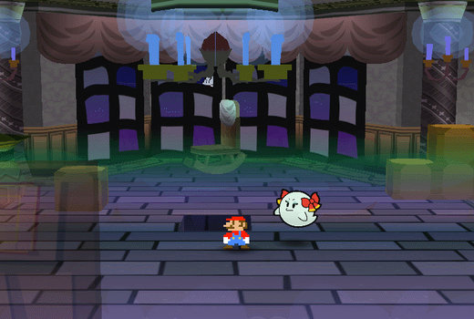 Retro Mario in Boo Mansion