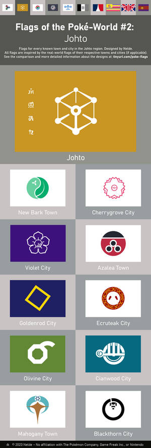 Flags of the Pokemon World #2: Johto