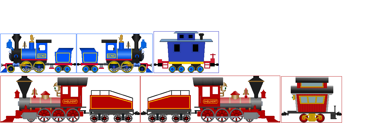 genie shelbert the caboose by JustTyina on DeviantArt