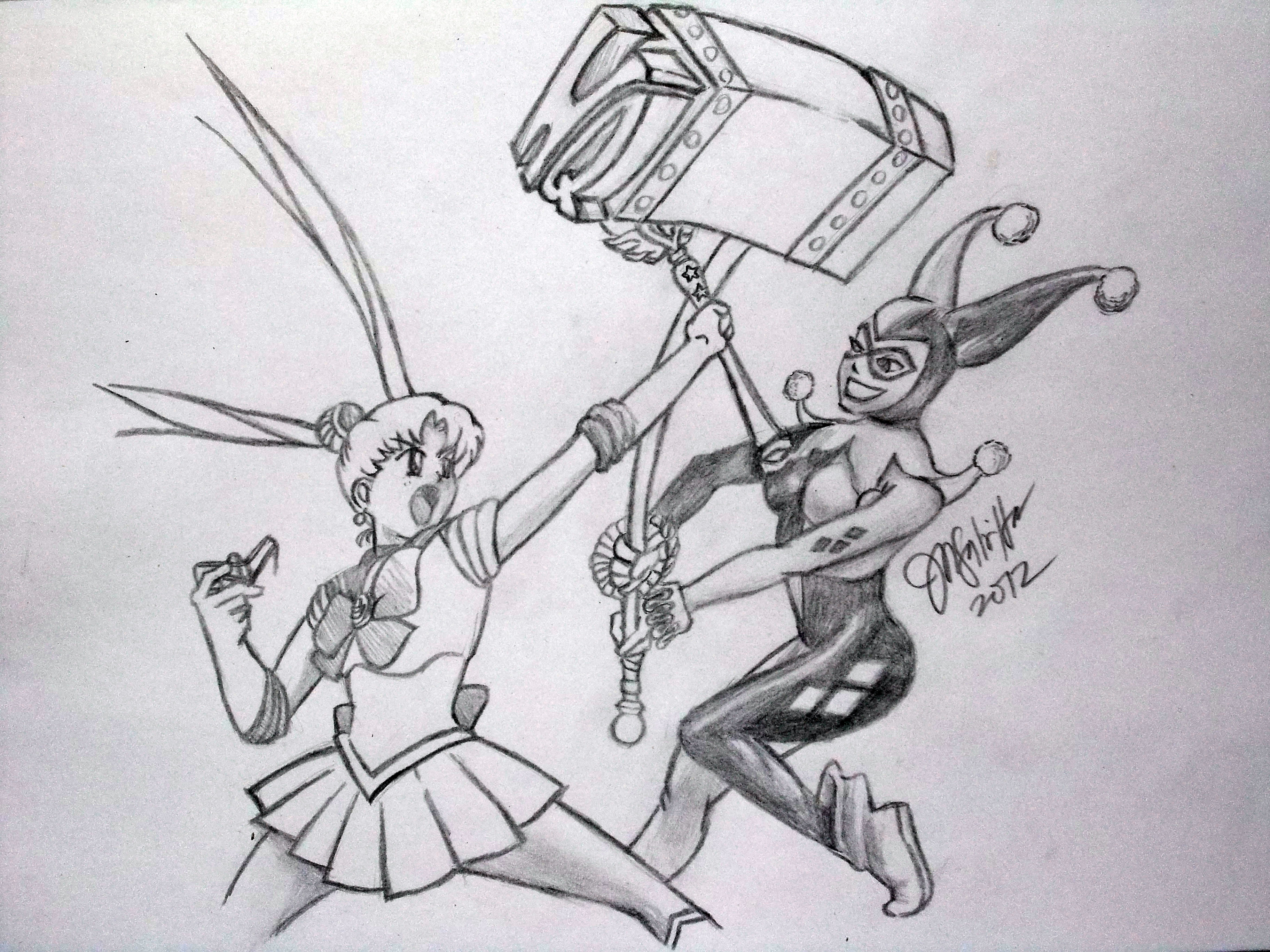 Sailormoon vs Harley Quinn