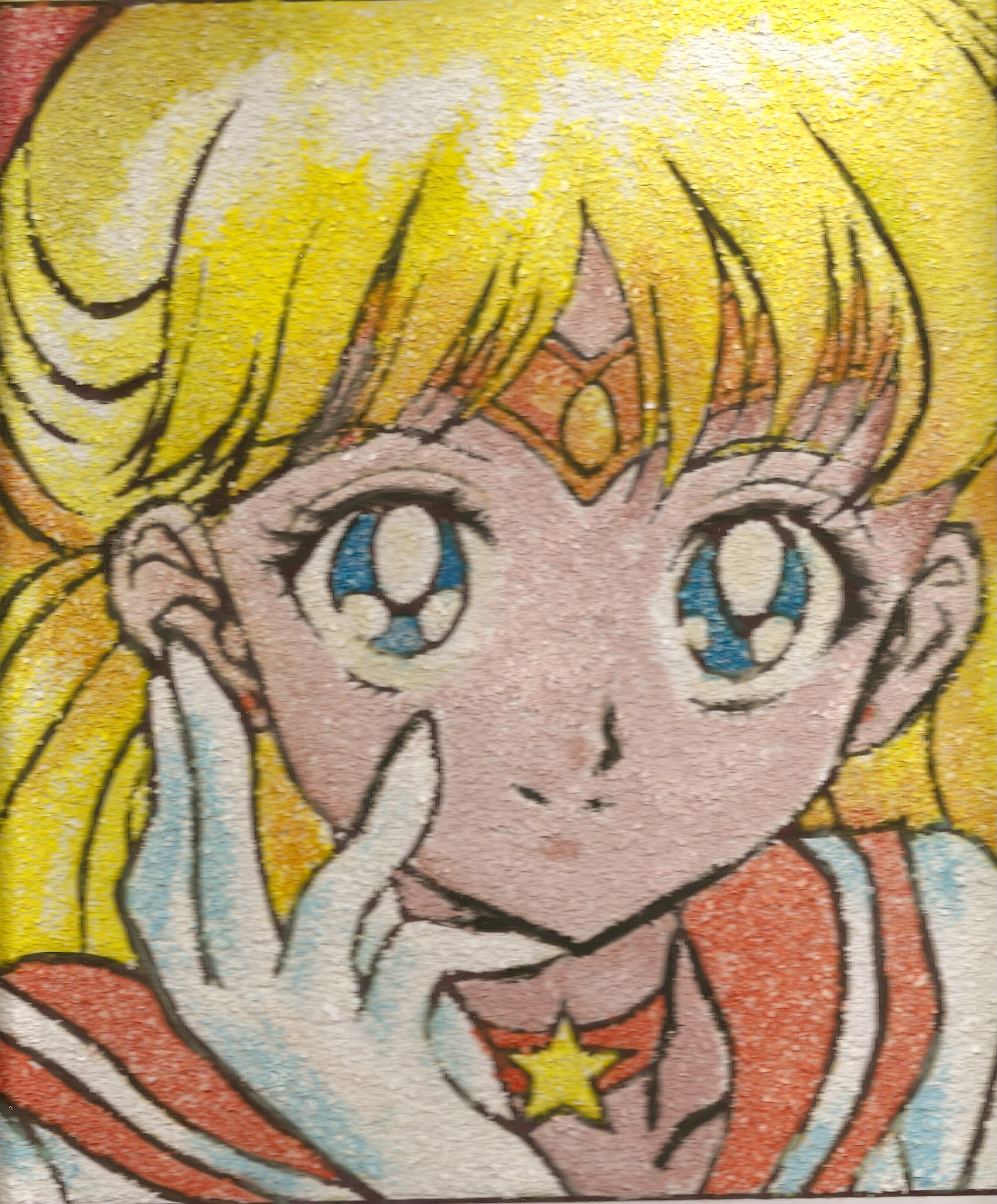 Sailor Venus Egg Shell Mosaic