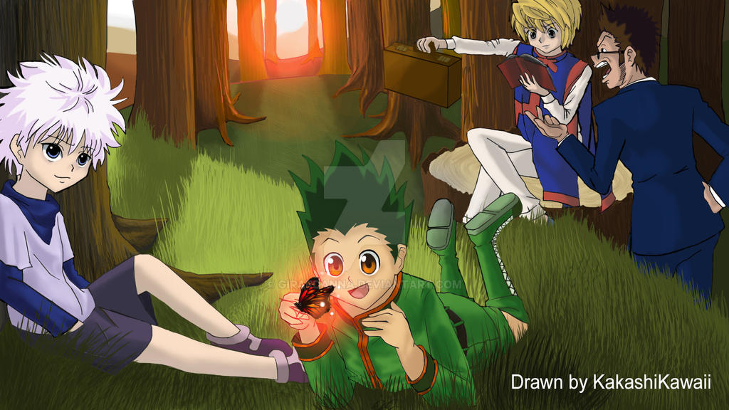 Hunter x Hunter 2011(Gon, Kirua, Kurapika, Leorio) by girardanna on  DeviantArt