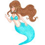 A troubled mermaid