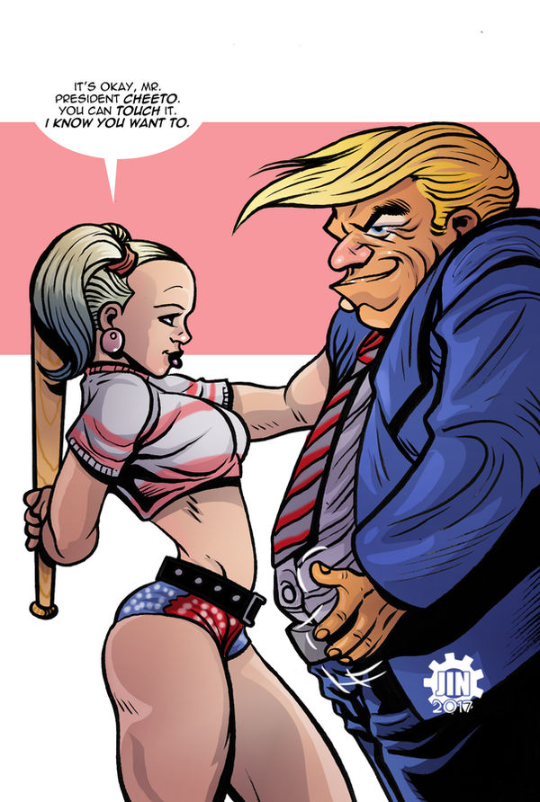 Harley Meets The Pussy Grabbing Cheeto