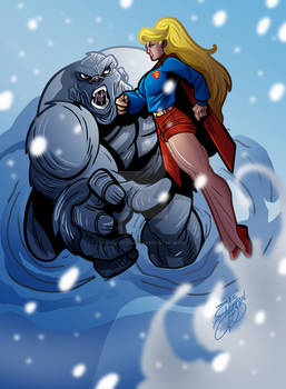 Supergirl Vs. Yeti Commission