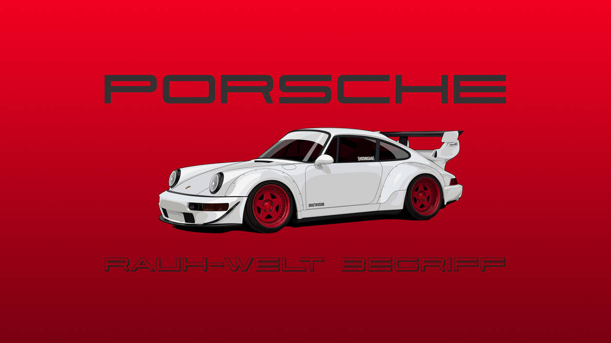 Vector made Porsche 911 RWB by DrastikVision on DeviantArt