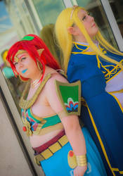 Urbosa and Zelda 