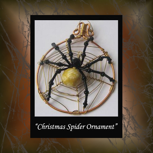 Christmas Spider Ornament