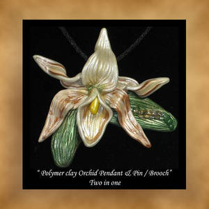 Pin Pendant Orchid