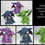 Handmade Polymer Clay Littles Dragons Creatures