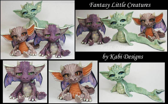 Handmade Sea Dragon and Dragons creatures