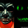 Glow-in-the-Dark Cheshire Cat Makeup