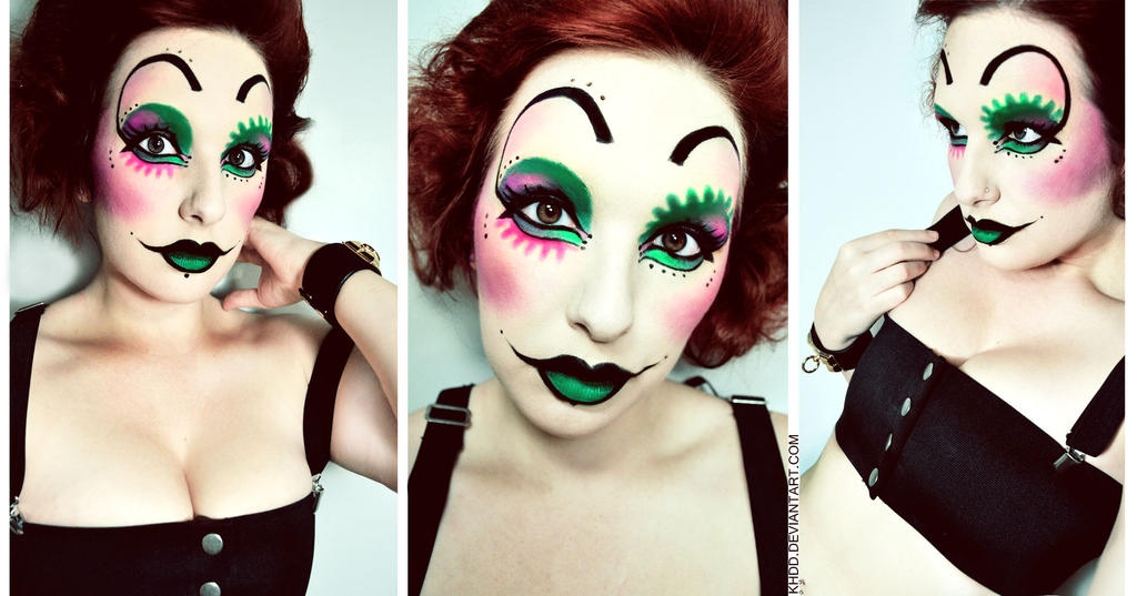 Makeup Female Clown By Khdd On Deviantart