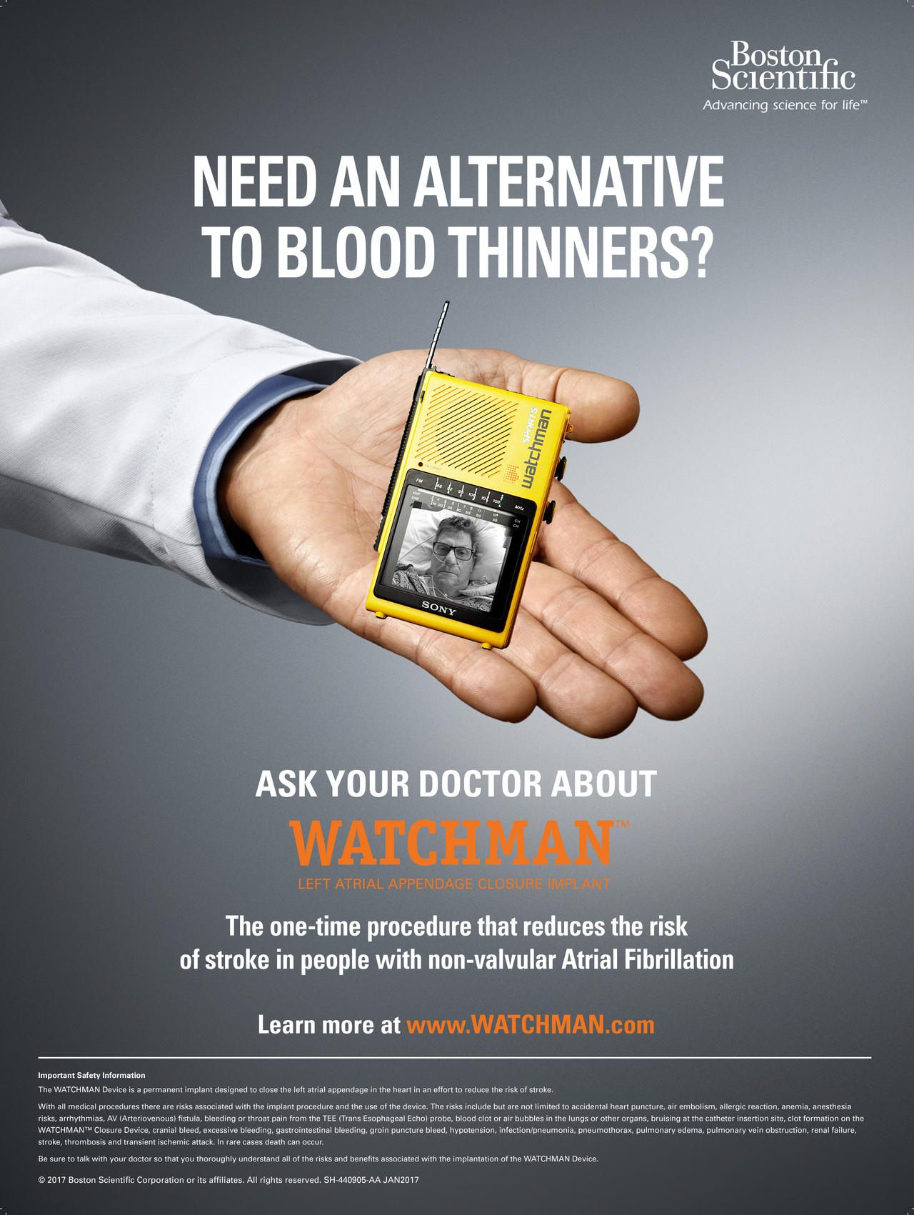 WATCHMAN Patient Poster Cling