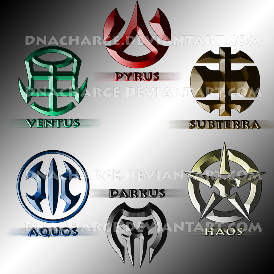 Våbenstilstand Vi ses profil All Bakugan Elements by DNACharge on DeviantArt