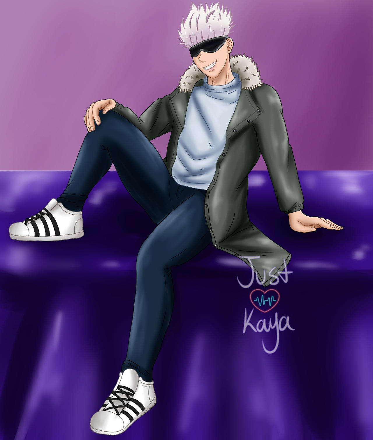 Gojo Based Gojo by KayaOkazaki on DeviantArt