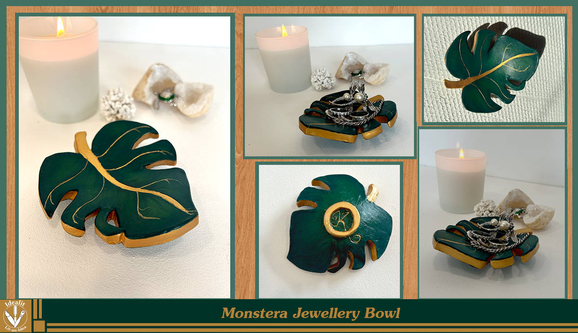 Monstera Jewellery bowl