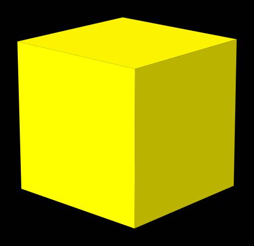 Yellow Rectangular Cube YellowCube by plushsmash on DeviantArt