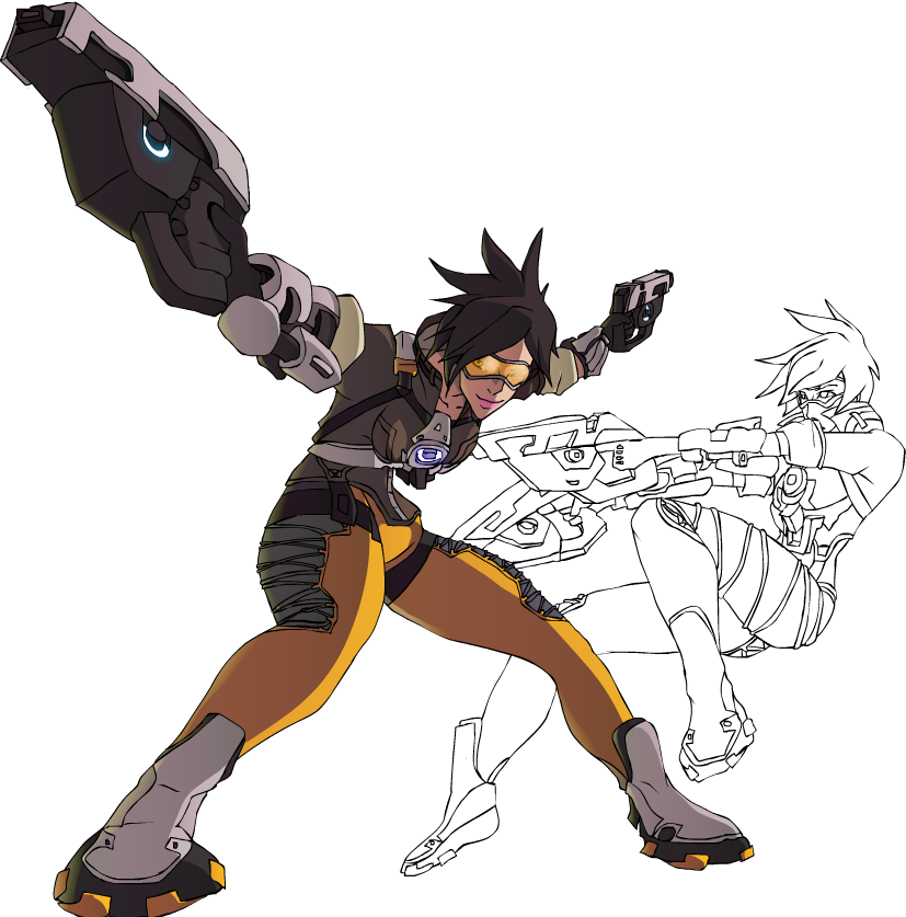 OVERWATCH Tracer Action Poses 1 by JPL-Animation on DeviantArt