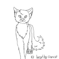 Free Cat lineart