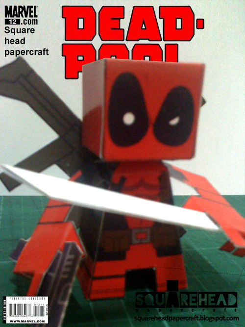 Dead Pool Papercraft