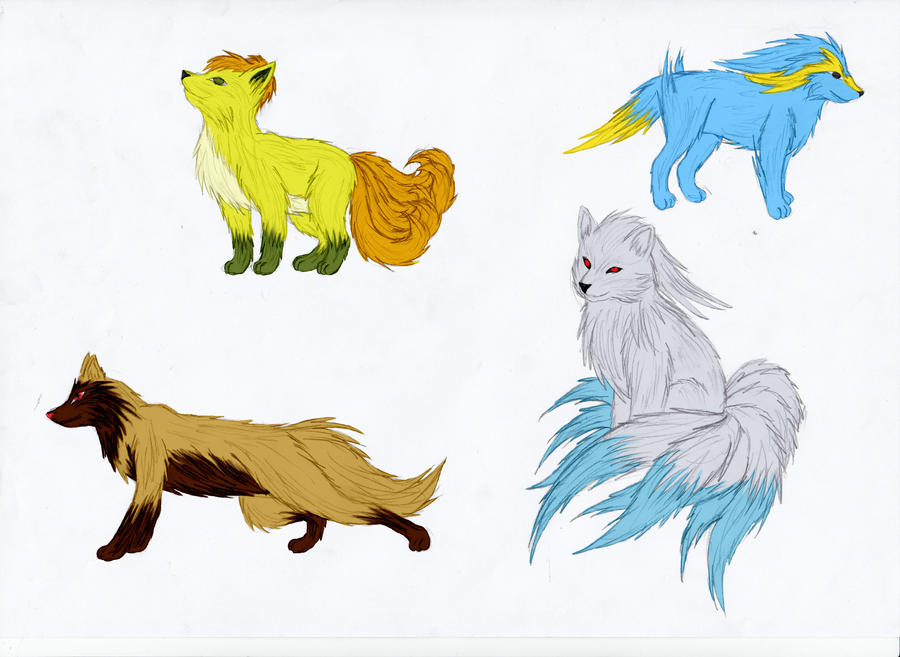 vulpix ninetales poochyena electrike