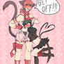 .:Redraw:. Kisshu and ichigo genderbend