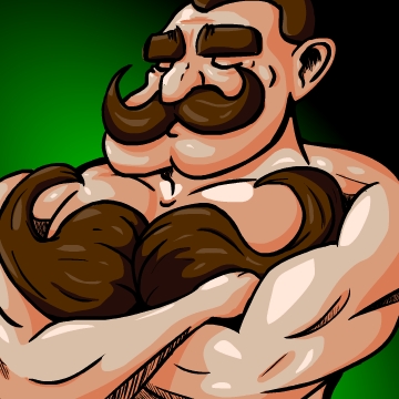 manly man clipart free