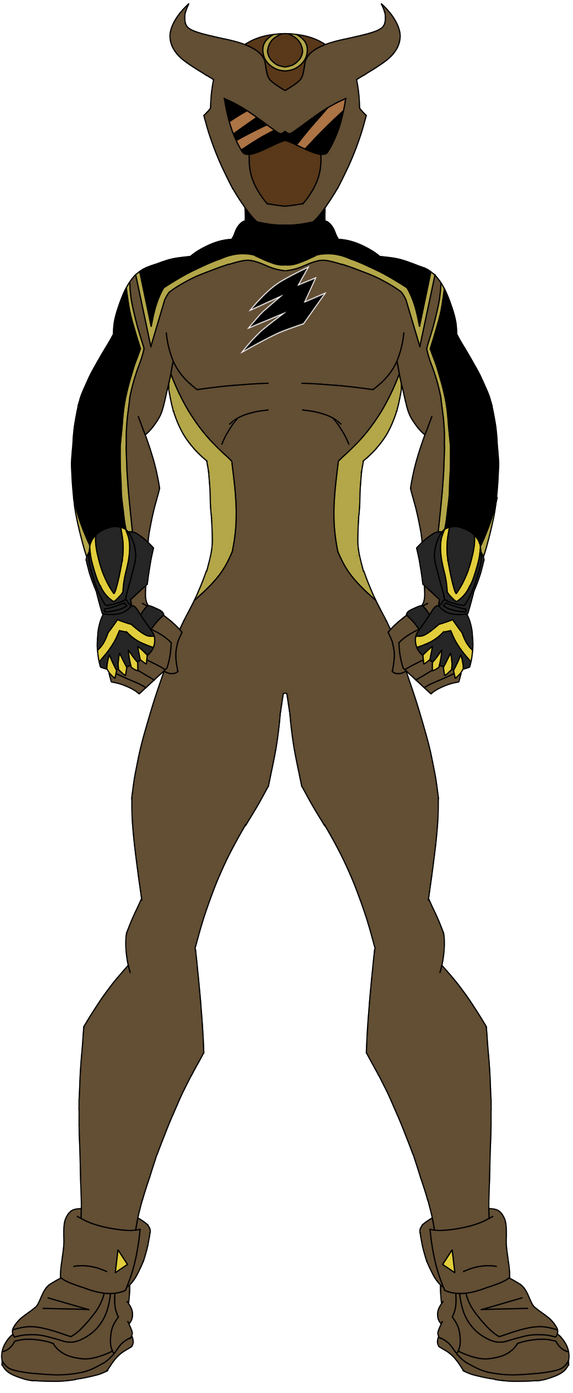 Power Rangers Jungle Fury Brown Bull Ranger by SymbioteMorningstar on ...