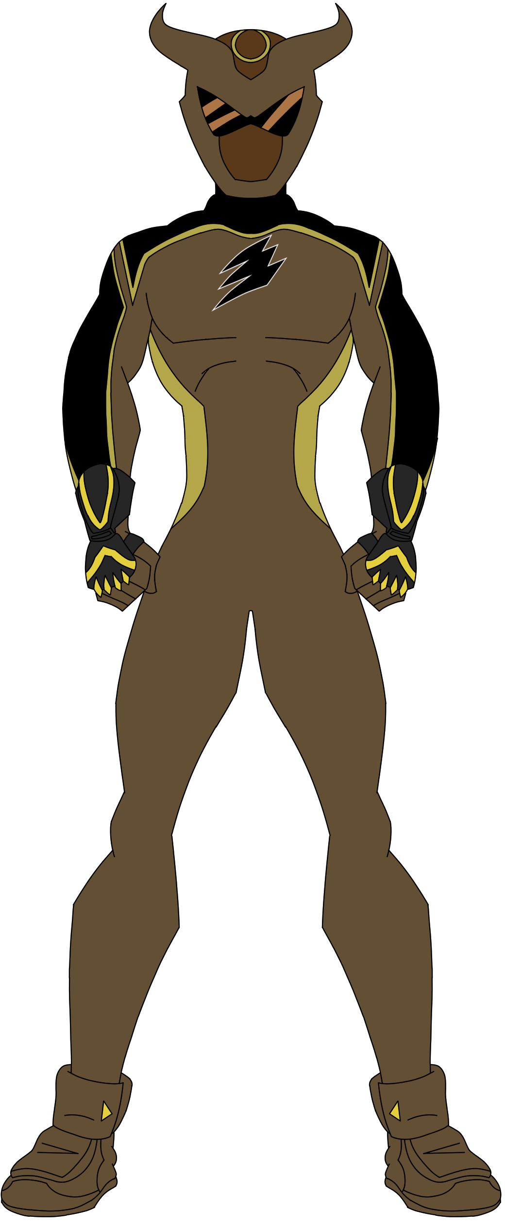 Power Rangers Brown R Power Rangers Jungle Fury Brown Bull Ranger by SymbioteMorningstar on ...