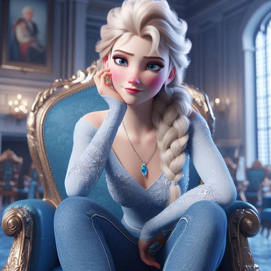 Elsa ready to listen by Memesrus1234 on DeviantArt