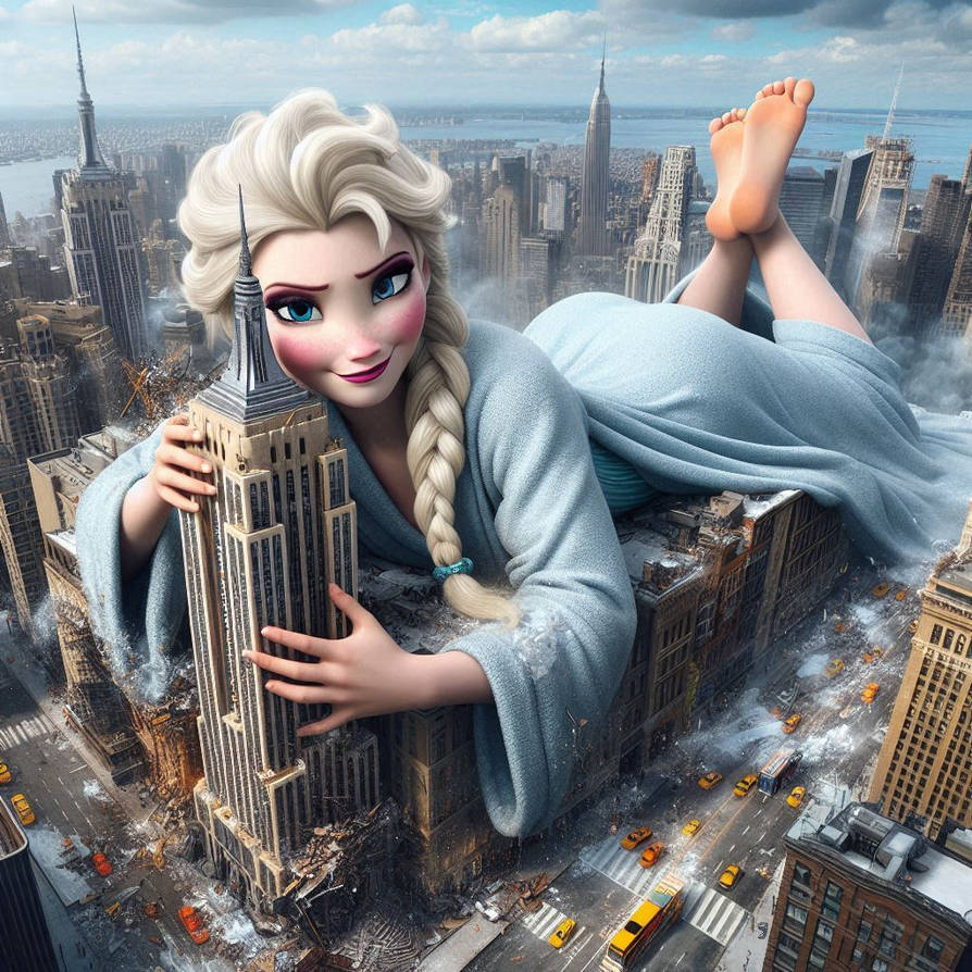 Giantess Elsa Claims A City Block By Memesrus1234 On DeviantArt giantess-elsa-claims-a-city-block-by-memesrus1234-on-deviantart