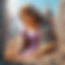 Giantess Rapunzel careful