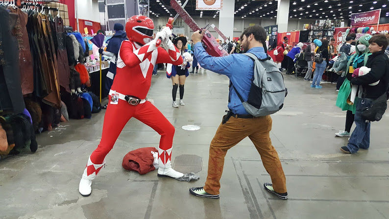 Red Ranger Vs Ash by maxamissthegladiator on DeviantArt