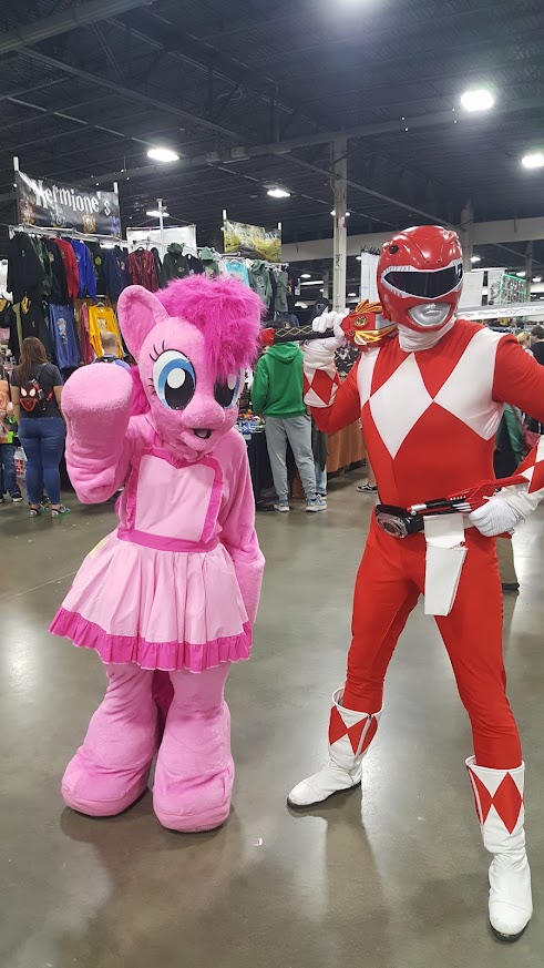 Red Ranger and Pinkie Pie by maxamissthegladiator on DeviantArt