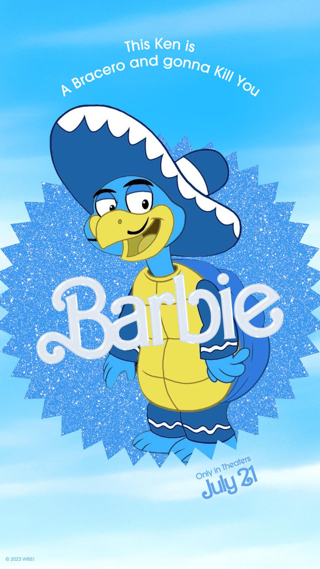 Tito Turtle Deviantart Tito the Turtle in Barbie Poster by maxamissthegladiator on DeviantArt