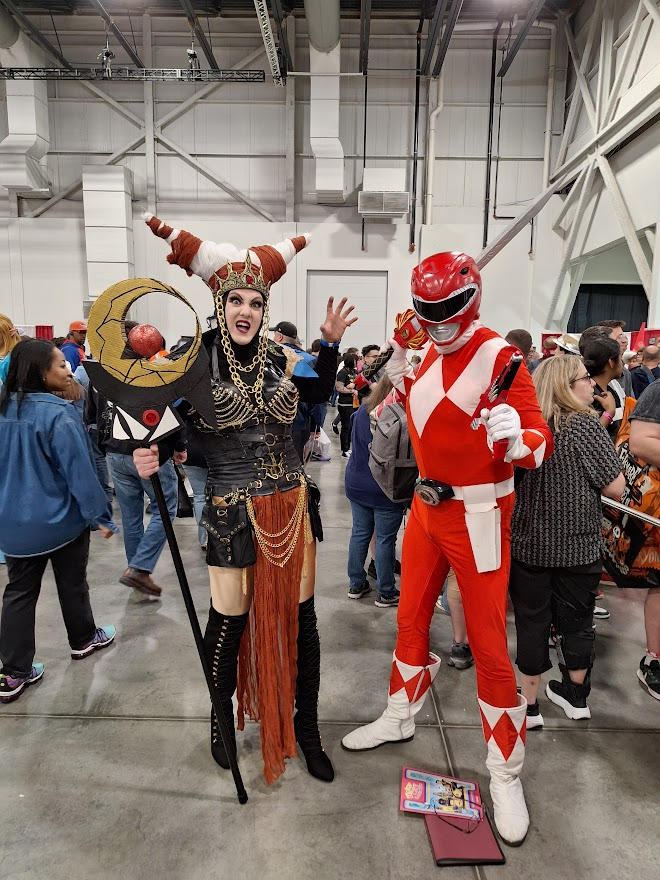Red Ranger and Rita Repulsa by maxamissthegladiator on DeviantArt