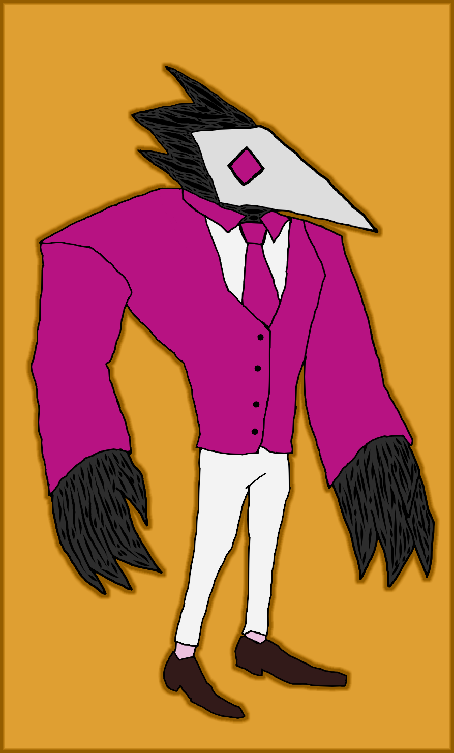 Deltarune Chapter 2 Swatchling OC Magpi by VicTheGhoul on DeviantArt