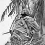 marine takes aim tarawa ww2