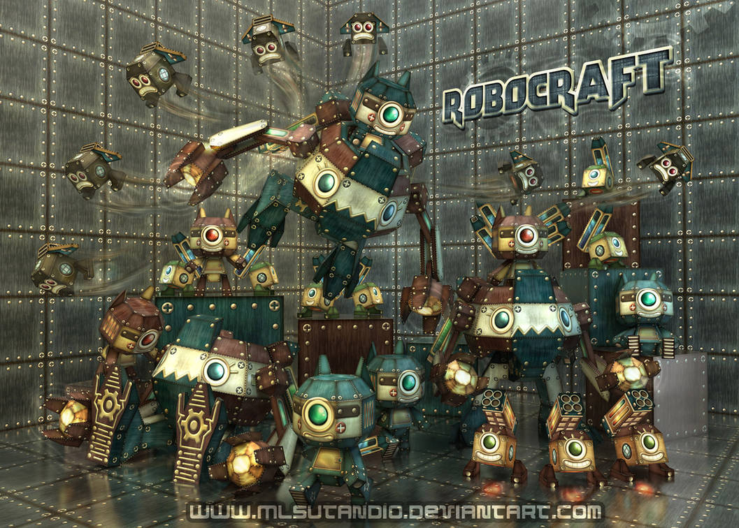 Robozcraft Robo Craft - 3D Version by MLSutandio on DeviantArt