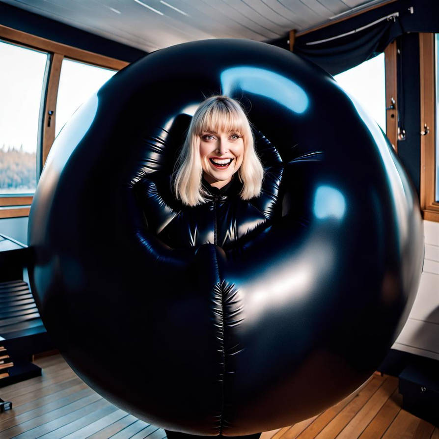 Pumping Time (Suit Inflation Art) by PuftaPrincess on DeviantArt