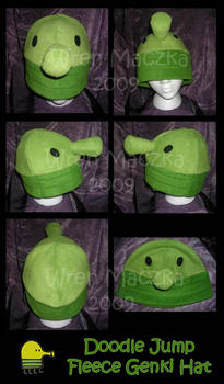 Doodle Jump Fleece Genki Hat