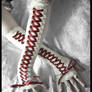 Scarlet Corset Arm Warmers