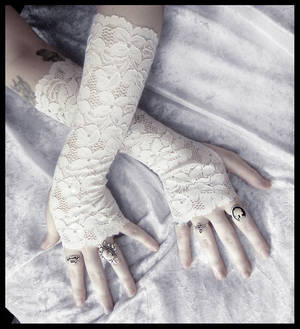 Fionn Lace Arm Warmers